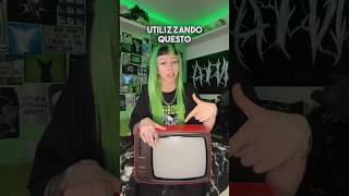 MODIFICO UNA TV PER UN VIDEO MUSICALE 💚😱 [upl. by Irtak]