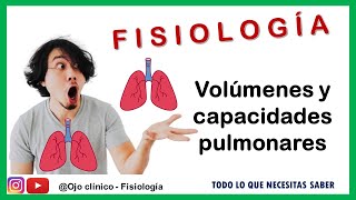 🔴 FISIOLOGÍA  Volúmenes y capacidades pulmonares [upl. by Sillek]