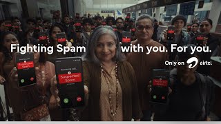 Airtel  Indias First SPAM Fighting Network  AirtelFightsSPAM [upl. by Fairweather551]