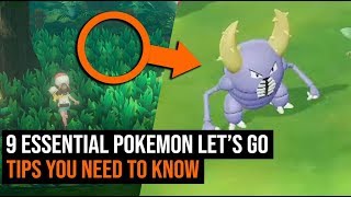 9 Essential Pokemon Lets Go Tips [upl. by Swerdna]