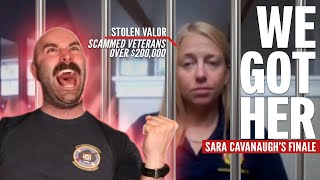 Largest Stolen Valor EVER goes to JAIL  Sarah Kavanaghquots Finale [upl. by Weidner]