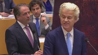 Pechtold geeft Wilders een lesje Geschiedenis  NOS Politiek Tweede Kamer 2017 [upl. by Ail962]