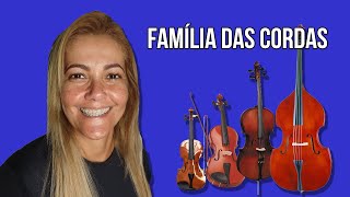 Instrumentos da Orquestra  Família das cordas [upl. by Ahseneuq236]