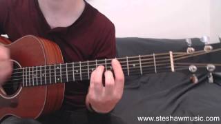 How to play Rita Ora  I Will Never Let You Down on Guitar LessonTutorial with Ste Shaw [upl. by Sidon]