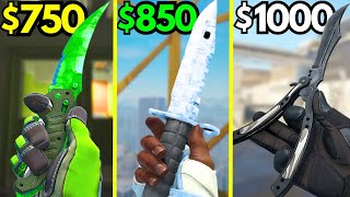 BEST Knives in CS2 for Under 1000 with Knife  Glove COMBOS [upl. by Roderica]