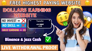 Free Highest Paying Website  Earn Money By Completing Surveys  Earning Without Investment [upl. by Zeralda]