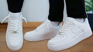 How To Lace Nike Air Force 1s Loosely BEST WAY [upl. by Esila766]