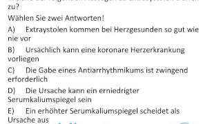 Besprechung Heilpraktiker Prüfung Oktober 2014  Frage Extrasystolen [upl. by Acceb591]