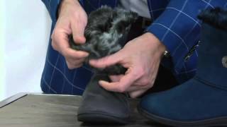 Vionic w Orthaheel Orthotic Slipper Boots  Fairfax on QVC [upl. by Hayyim]