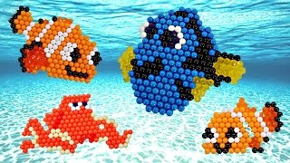 Disney Pixar BUSCANDO A DORY Aquabeads 🐠 Haciendo Manualidades con Amy Jo en DCTC [upl. by Lav]