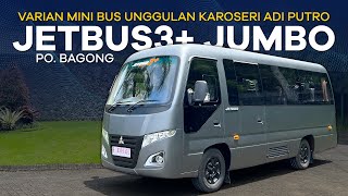 VARIAN MINI BUS UNGGULAN KAROSERI ADI PUTRO  JETBUS3 JUMBO  PO BAGONG [upl. by Misha]