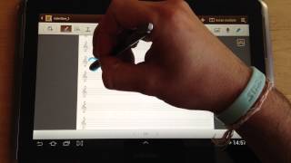 Samsung Galaxy Note 101  la tablette en utilisation [upl. by Eissed]