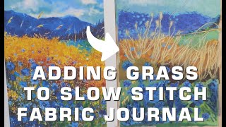 Mastering Grass Effects in Slow Stitching 🌴 [upl. by Campney]