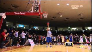 NCAA 2011 Slam Dunk Contest Final Jacob Tucker [upl. by Nahsaj]