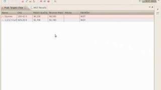 OpenChrom  NIST Peak Identification [upl. by Oidivo]