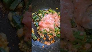 bhindi new style Recipeshortsshortvideofoodlovetrendingsagarkitchenrcookingbhindirecipe [upl. by Reece]