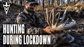 Shooting A Buck Off The Ground Hunting The Rut During Lockdown  Midwest Whitetail [upl. by Symon147]