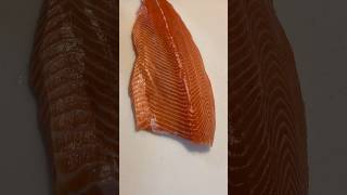 Removing pin bones on Atlantic Salmon [upl. by Waldon]