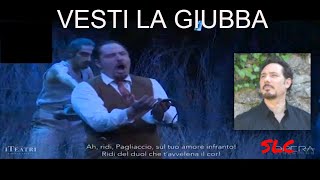 VESTI LA GIUBBA  Pagliacci  Ruggero Leoncavallo [upl. by Hunger]