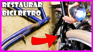 CÓMO RESTAURAR una BICICLETA RETRO HERMES  RESTAURACIONES BICICLETAS [upl. by Trofmoc]