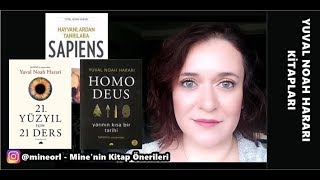 SAPIENS  HOMO DEUS  21 YÜZYIL İÇİN 21 DERS KİTAP ÖNERİLERİ  YUVAL NOAH HARARI KİTAPLARI [upl. by Aramad]