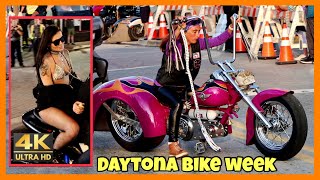 Daytona Bike Week 2023  Madness on Main St [upl. by Atterrol]