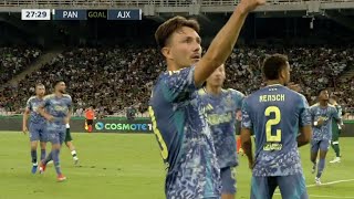 Panathinaikos vs AFC Ajax 01 Steven Berghuis score only goal in win for Ajax Match recap [upl. by Irrot316]