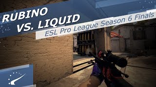 RUBINO vs Liquid  ESL Pro League Season 6 Finals [upl. by Boyt]