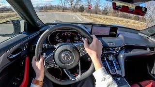 2024 Acura TLX Type S  POV Test Drive Binaural Audio [upl. by Egduj552]