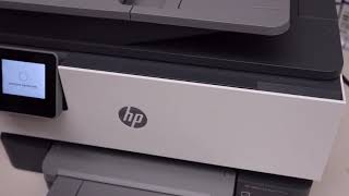 HP Officejet 9015e setup [upl. by Enymsaj821]