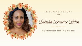 Celebration of life for Lakisha Berneice Linden [upl. by Tuppeny]