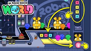 ALL SECRET DIAMONDS AND GIFTS FOR FREE  TOCA BOCA WORLD  HAPPY TOCA [upl. by Niliak]