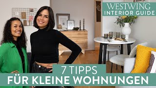 Kleine Wohnung einrichten  Tipps für ein schöneres Zuhause  Makeover [upl. by Nawd]