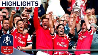 Arsenal vs Hull City  FA Cup Final 2014  Goals amp Highlights [upl. by Ecyned819]