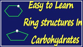 Ring Structures In Carbohydrates  Cyclic Structures in Carbohydrates [upl. by Loriner]