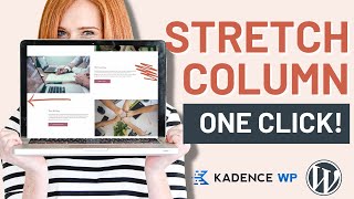 Stretch columns with one click using the Kadence Row Block [upl. by Alyhs123]