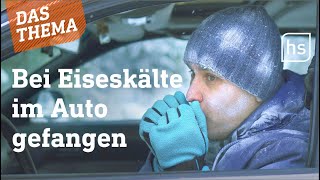 SchneeChaos Auto und LkwFahrer übernachten auf der Autobahn  hessenschau DAS THEMA [upl. by Matheny]