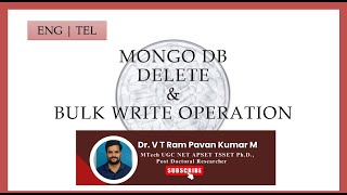 MongoDB BulkWrite and Delete Operations [upl. by Vincelette]