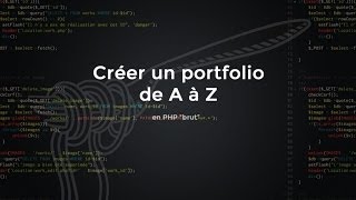 Tutoriel PHP  Débutant  Créer un portfolio de A à Z 15 [upl. by Warchaw]