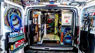 HVAC❄🔥 Service Van Tour🚐 Ford Transit 250 [upl. by Rodolfo772]