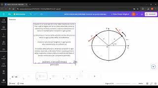 FISICA  IL MOTO CIRCOLARE UNIFORME [upl. by Mandelbaum]