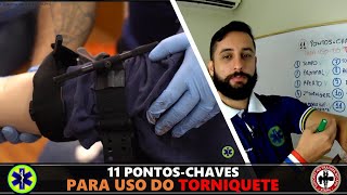 11 PONTOS CHAVE PARA USAR UM TORNIQUETE [upl. by Mahoney985]