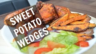 How to make Sweet Potato Wedges  Indian Cooking Recipes  Cook with Anisa [upl. by Noffihc448]