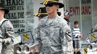 1st Cavalry Division Band Veterans Day Parade Killeen TX Nov 11 08 [upl. by Onfre]