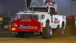 Scheid Diesel Extravaganza 2024 Super Stock Diesel Truck Pulling Pro Pulling League [upl. by Herwick]