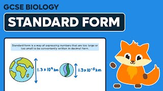 Standard Form  GCSE Biology [upl. by Hampton]