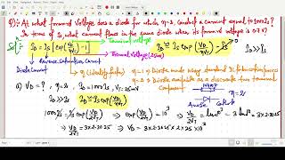 Diode Numerical 14  Microelectronics Circuits [upl. by Colwin]