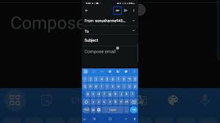 Gmail Google Android smartphone application how to use compose send attach share files✅✅❣️❣️✋✋ [upl. by Adnolaj]