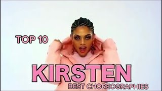 Top 10  Kirsten Dodgen  Best Choreographies [upl. by Akinnor]