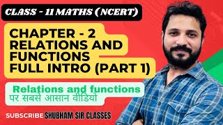 RELATIONS AND FUNCTIONS CLASS 11CLASS 11 CHAPTER 2DOMAIN CODOMAIN RANGE [upl. by Nebuer]